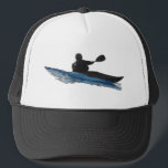 Surf Kayaker Hat Truckerkappe<br><div class="desc">Surf-Kajakfahrer,  der eine Welle abschneidet</div>