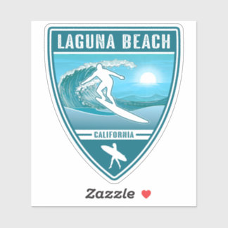 Surf Laguna Beach California Aufkleber