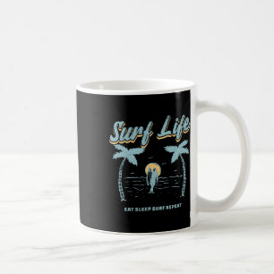 Surf Leben Essen Schlaf Surfen Wiederholen Surfen  Kaffeetasse