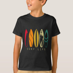 Surf Leben Vintage Surfen Retro Surfbrett Surfer T-Shirt