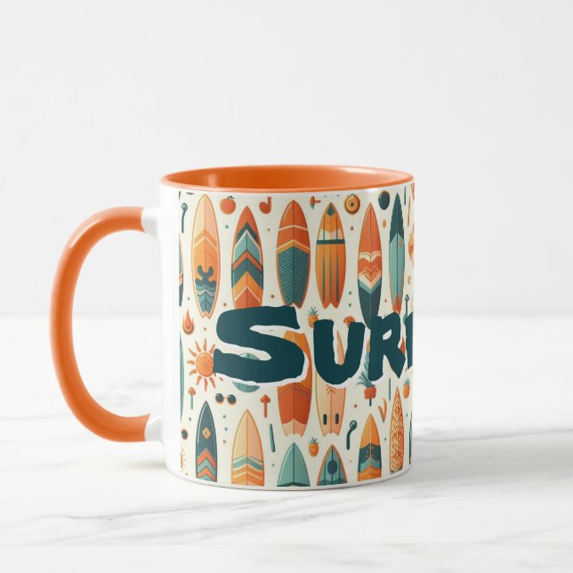 Surf Life (Name) Tasse (Links)