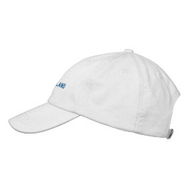 Surf Long Island hat - Blauer Text Bestickte Baseballkappe
