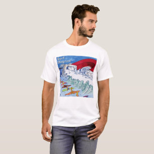 Surf Magnet Männer Weißer T - Shirt