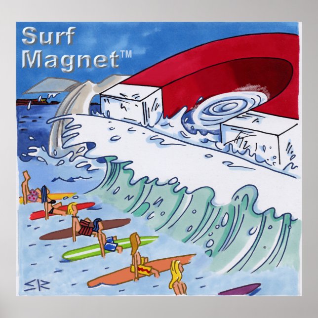 Surf Magnet Matt Value Poster (Vorne)