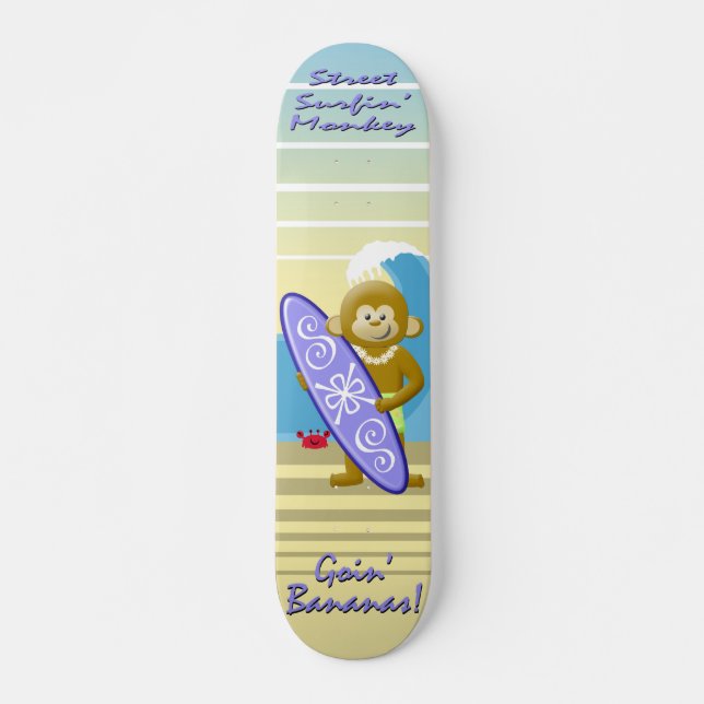 Surf Monkey Skateboard (Vorne)