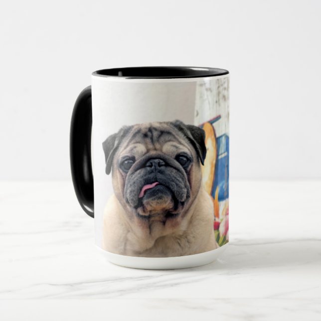 Surf-Mops Tasse (Vorderseite Links)