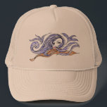Surf n Sand Truckerkappe<br><div class="desc">Aquarellbild des Surfens n Sand</div>
