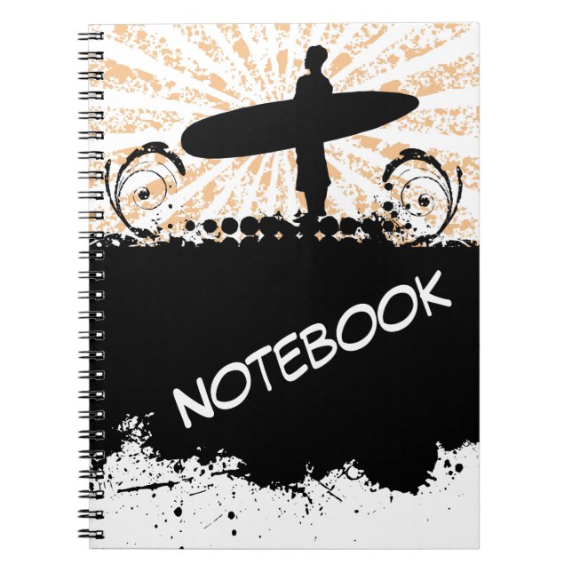 Surf-Notebook Notizblock (Vorderseite)