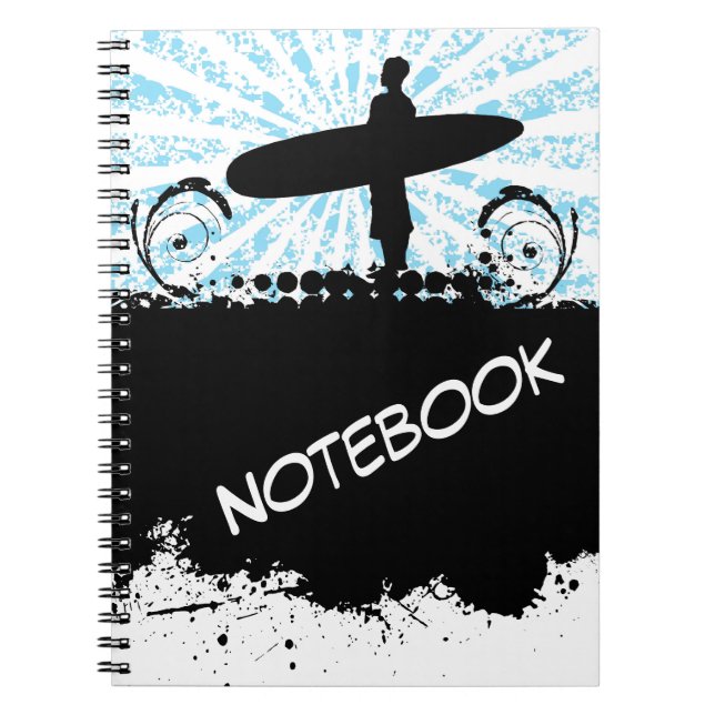 Surf-Notebook Notizblock (Vorderseite)