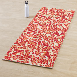 Surf Pareau Hawaiian Hibiscus Surfing - Red Yogamatte