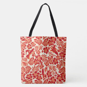 Surf Pareau Hawaiian Hibiskus Surfing Beach Bag