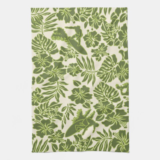 Surf Pareau Hawaiian Kitchtuch Küchentuch (Vertikal)