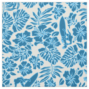 Surf Pareau Hawaiianischer Hibiskus Aloha Shirt Pr Stoff