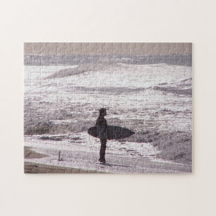 Surf-Puzzle für Surfer im Pazifischen Ozean Puzzle