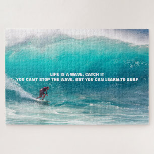 SURF QUOTE POSTER PUZZLE
