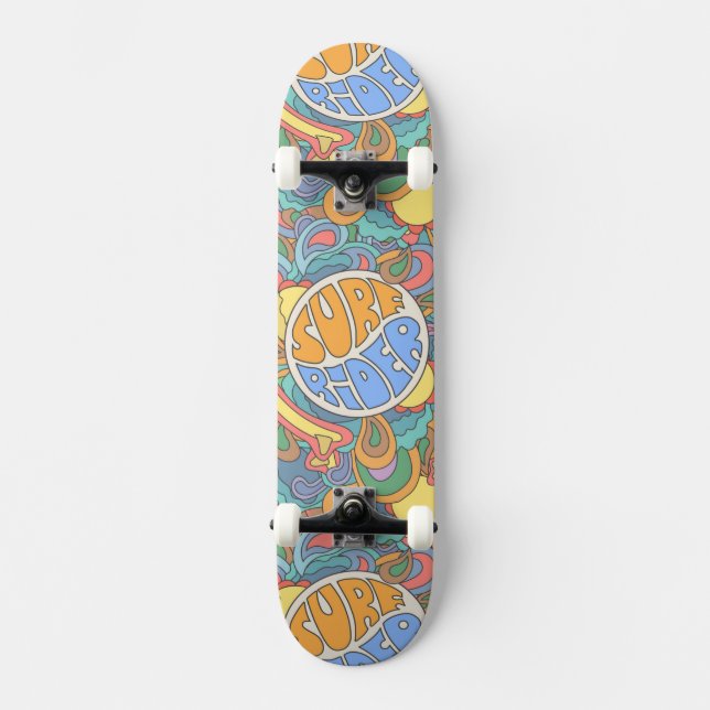 Surf-Reiter-Muster Skateboard (Vorderseite)