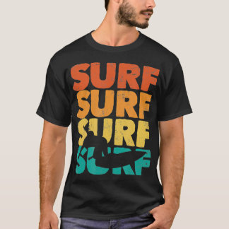 Surf Retro Surfer Vintag Surfboard T-Shirt