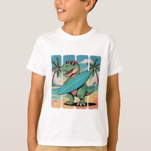 Surf Rex - Dino auf den Waves T-Shirt