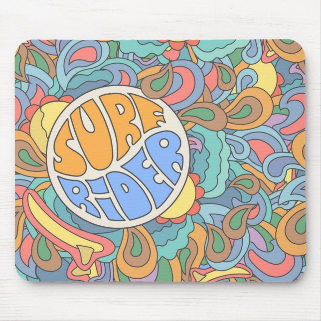 Surf Rider Muster Mousepad (Vorne)