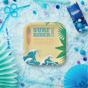Surf Rider Surf Contest 1983 Pappteller