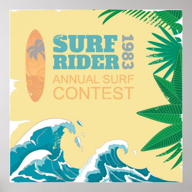 Surf Rider Surf Contest |1983 Poster (Vorne)
