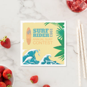 Surf Rider Surf Contest 1983 Serviette