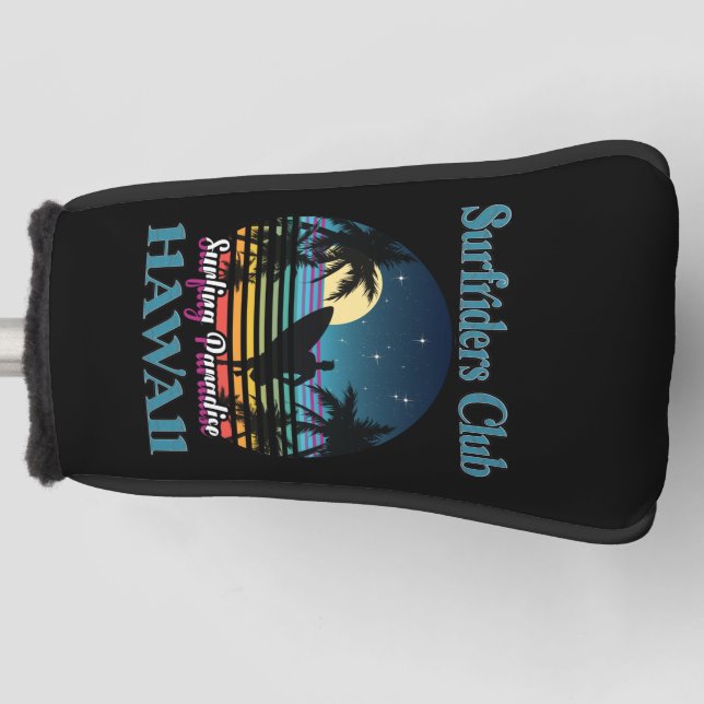Surf riders Club, Surfparadies, Hawaii Golf Headcover (Vorderseite)