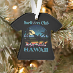 Surf riders Club, Surfparadies, Hawaii Ornament