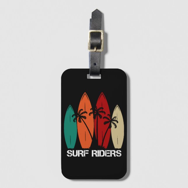 Surf Riders Gepäckanhänger (Vorderseite Vertikal)