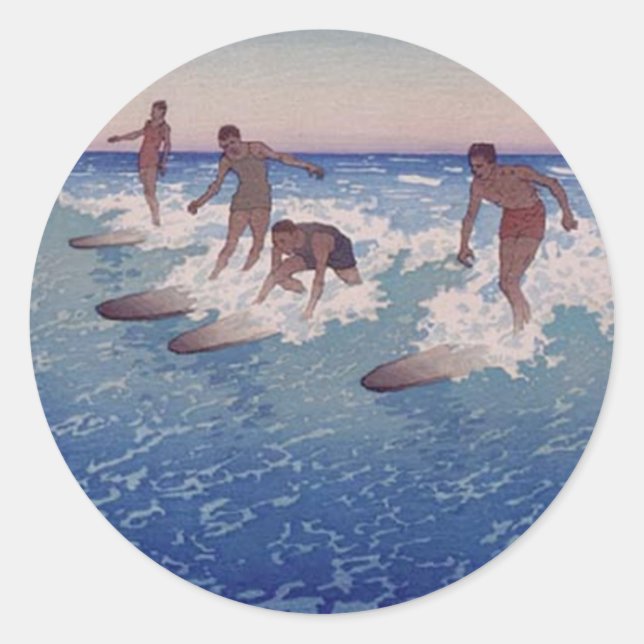 'Surf-Riders, Honolulu' - Aufkleber (Vorderseite)