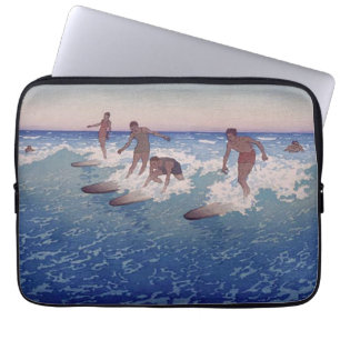 'Surf-Riders, Honolulu' - Charles W. Bartlett Laptopschutzhülle