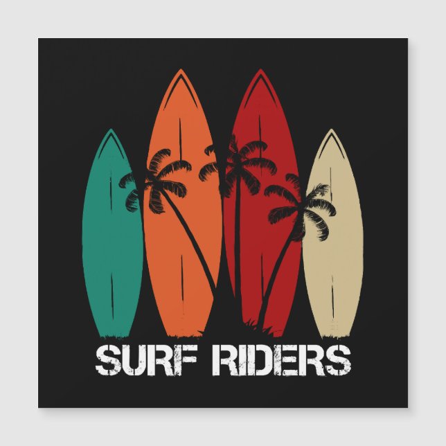 Surf Riders Magnetkarte (Vorderseite)