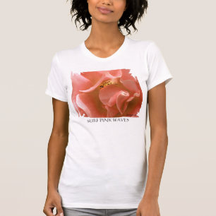 Surf-Rosa Waves - Rose Petals T - Shirt