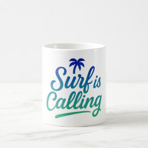 Surf ruft kaffeetasse