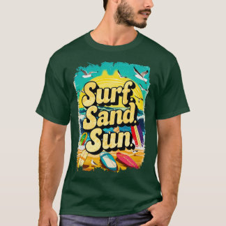 Surf Sand Sonnenurlauber Geschenk Thirt 2 T-Shirt