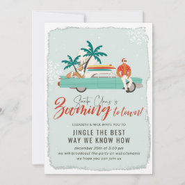 Surf Santa Claus | Virtuelle Weihnachtsfeier Einladung