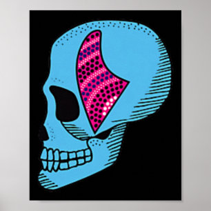 Surf-Schädel und Surfboard-Flossen-Ring - Benutzer Poster