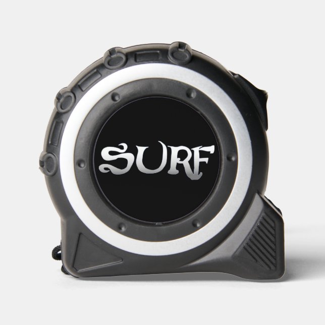 Surf-Schwarzbandmaß Maßband (Vorderseite)