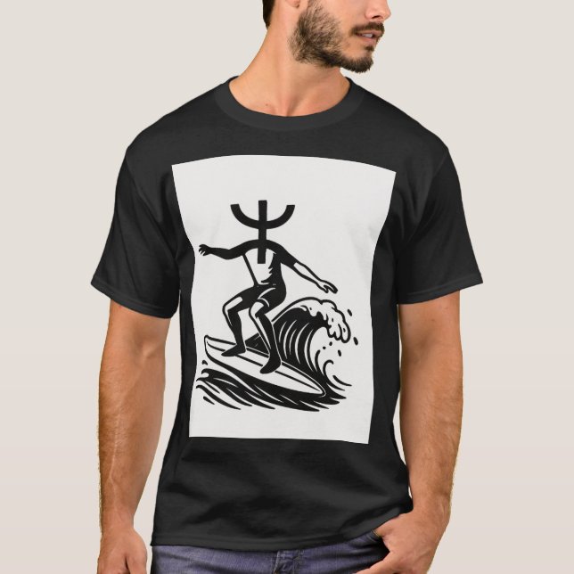 Surf. Sonne. Amazigh T-Shirt (Vorderseite)