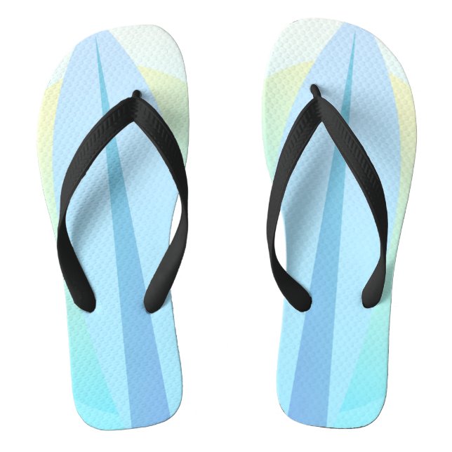 Surf Surf Boarding Blau Flip Flops (Fußbett)