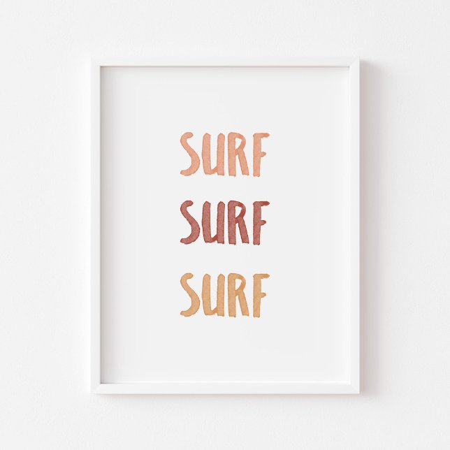 Surf Surf Surf Poster (Von Creator hochgeladen)