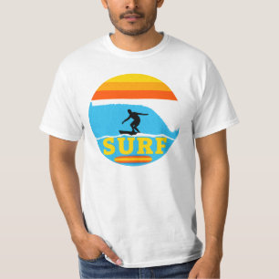 SURF - Surfer bleibe auf dem Brett. Vintages Desig T-Shirt