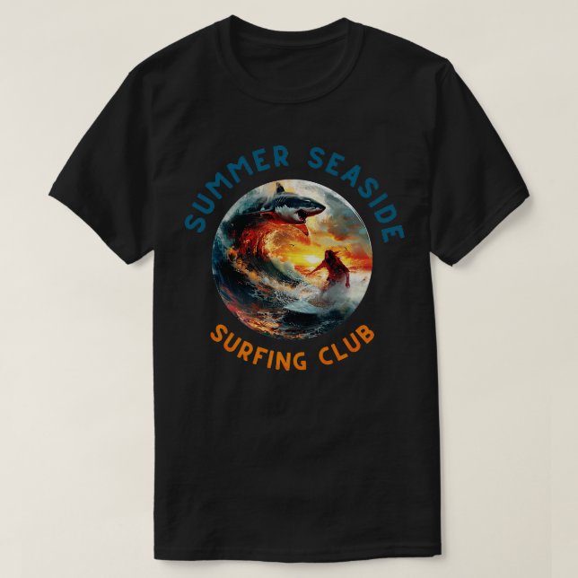 Surf Surfing Summer Waves Sea No2 TShirt (Design vorne)