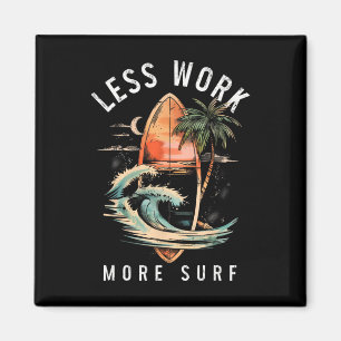 Surf-Surfing Vintage-Surfer Magnet