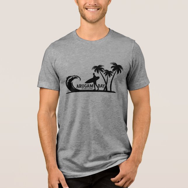 surf  Tri-Blend shirt (Vorderseite)