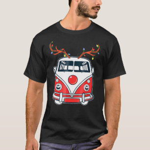 Surf Van Reindeer Weihnachtsritt T-Shirt