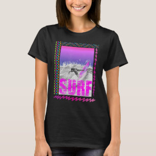 Surf Vintag Surf Wear 80er Retro Graphic T-Shirt