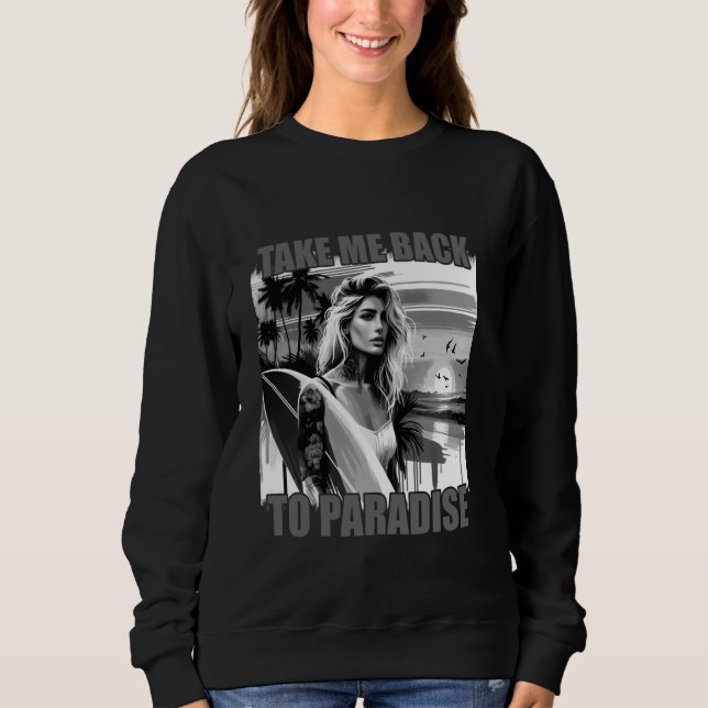 Surf-Wakeboard-Hobby-Schöne-Sprüche-Surfer Sweatshirt (Vorderseite)