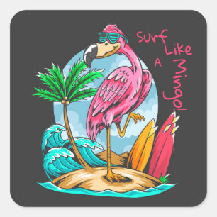 Surf wie ein Mingo! Aufkleber