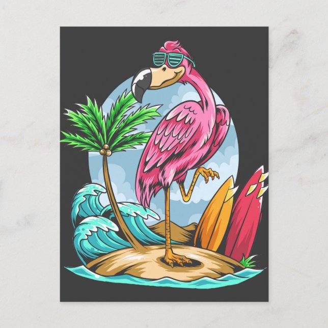 Surf wie ein Mingo! Postkarte (Vorderseite)